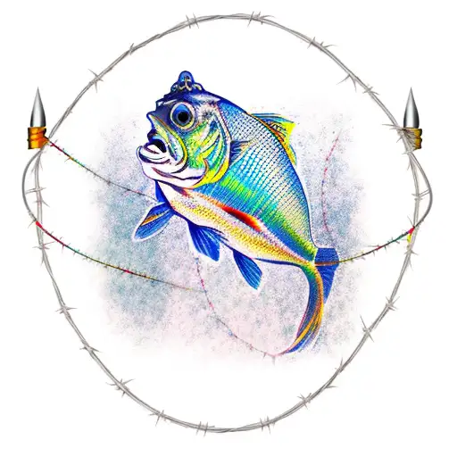 Fish With Barbed Wire