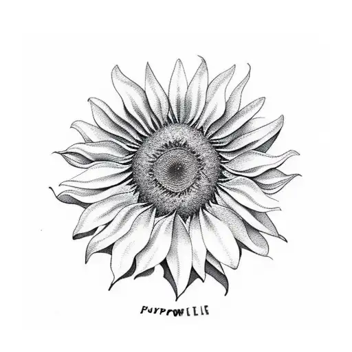 Sunflower Hazel Mae In Script