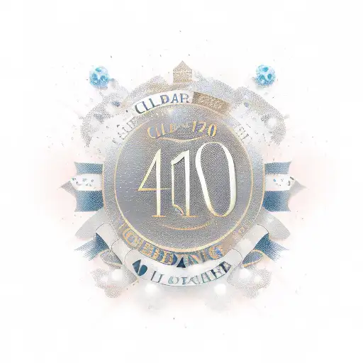 Celebrate 10 Years Wedding Anniversary Showing The X Roman Number