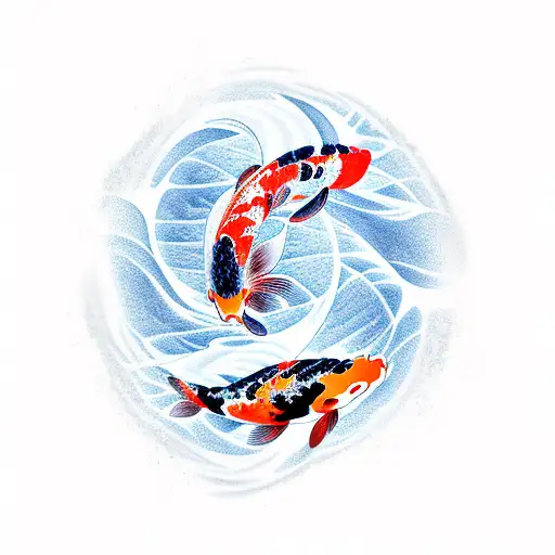 Koi Fish Waves