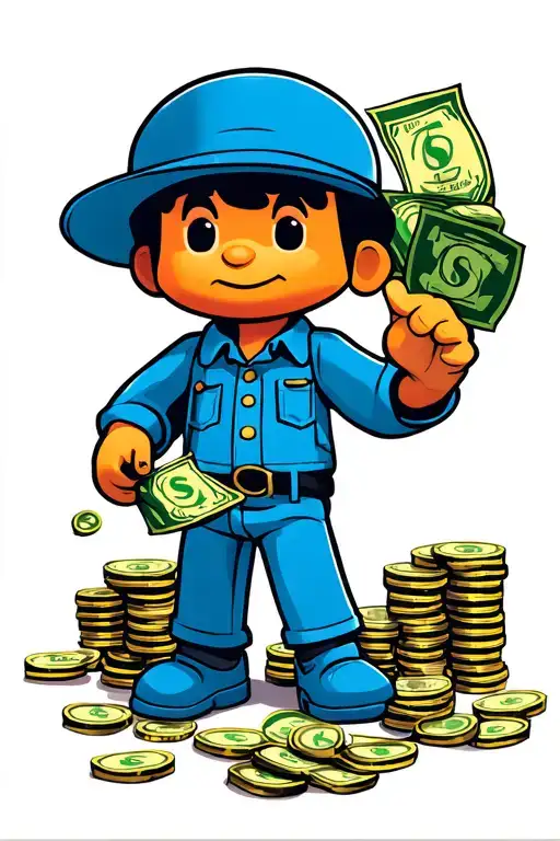 Pocoyo Cartoon Mafia Mode With Money Around