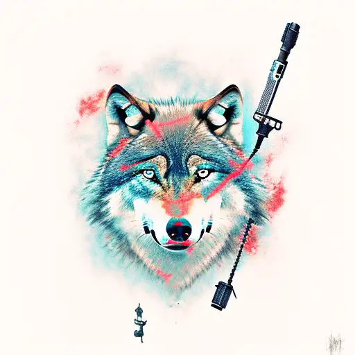 Wolf And Guns