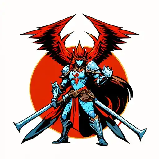 Valkyria Warrior Battle Stance