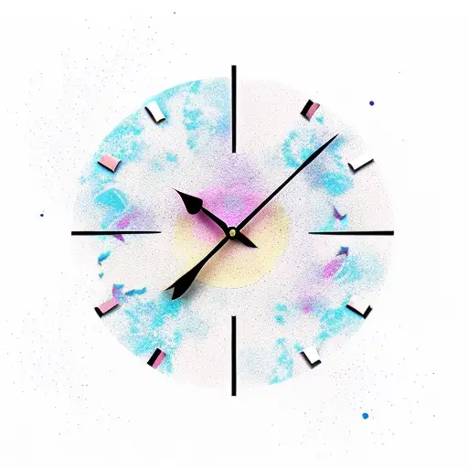 Melting Clock On A Tree In Time And Space