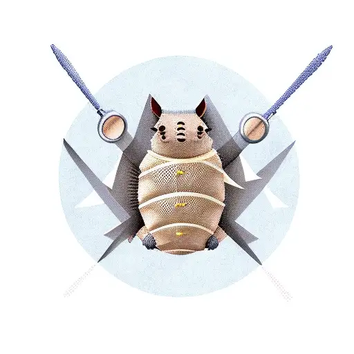 Cross With Bats Armadillos Music And Harry Potter