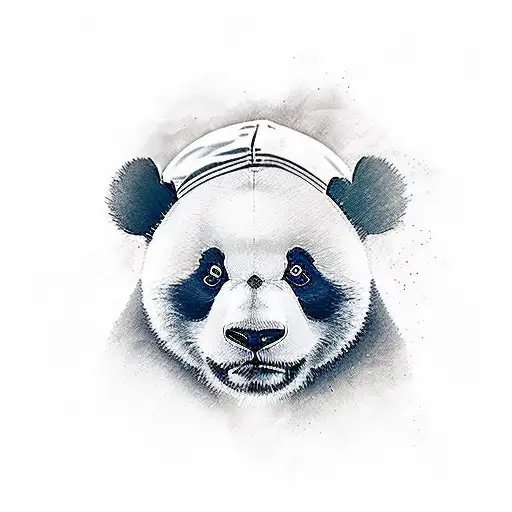 Panda Selvagem Com Toque Orientais
