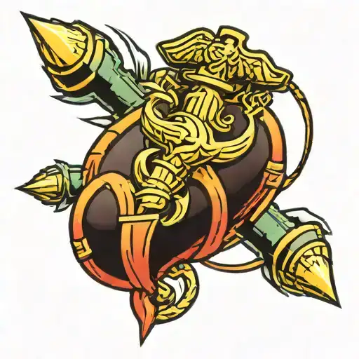 Usmc Ammo Tech Bursting Bomb Ega Symbol