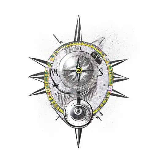 Blend Of Springbok Head With Surgery And Compass