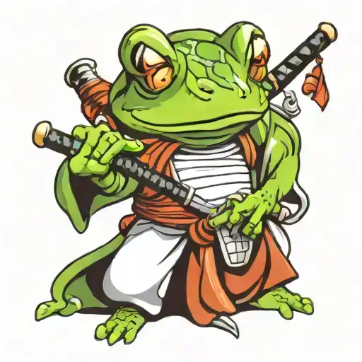Frog Samurai