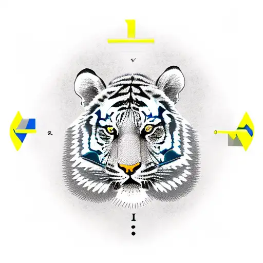 Tiger With Nordic Compass