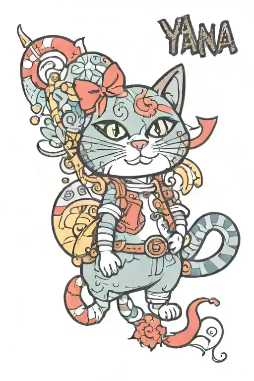 Cat And Name Yana