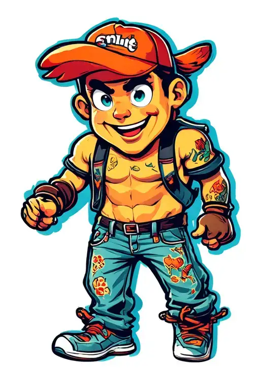 Rubber Hose Cartoon Character