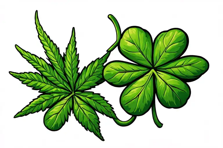 Established Weed Leaf Clover
