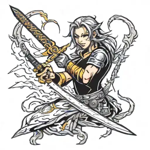 Lightning Wirh Katana