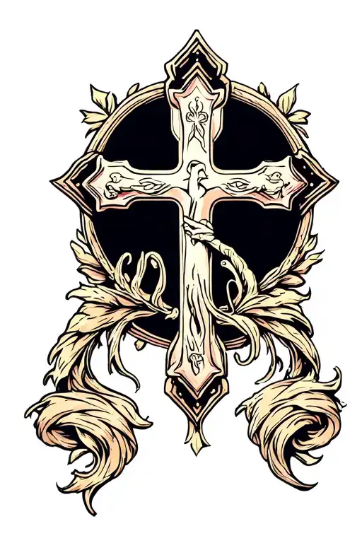 Christian Cross Made