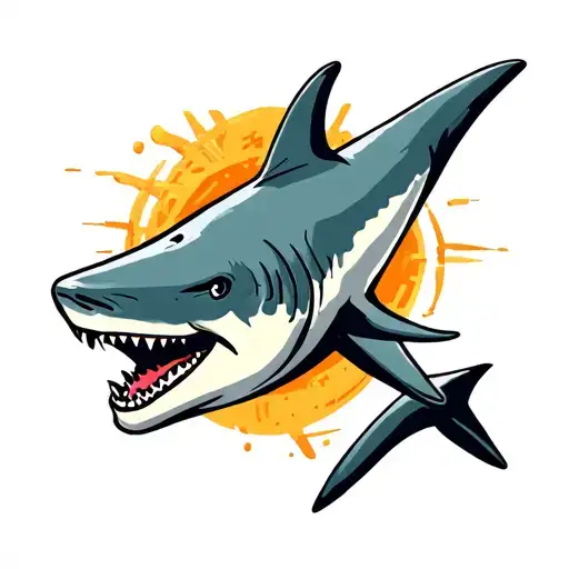 Hammerhead Shark With