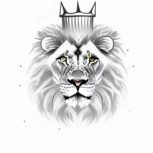 Lion With Crown