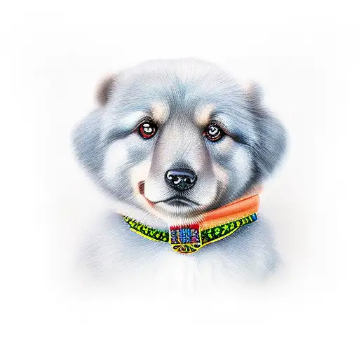 Teddy With X On His Eyes Looking At Crystal