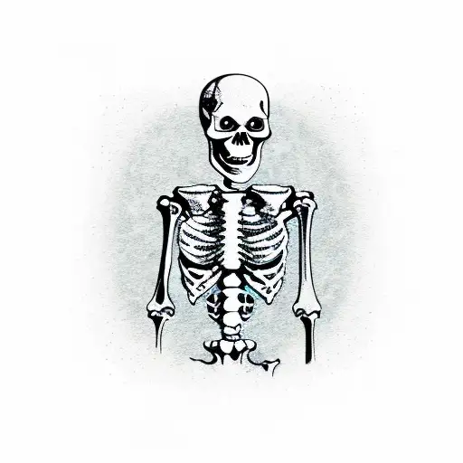 Halloween Skeleton Drinking