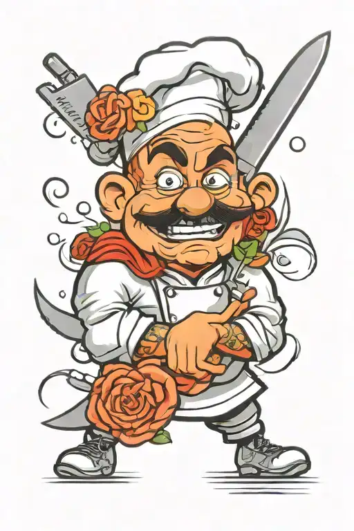 Chef Knife Surrounded