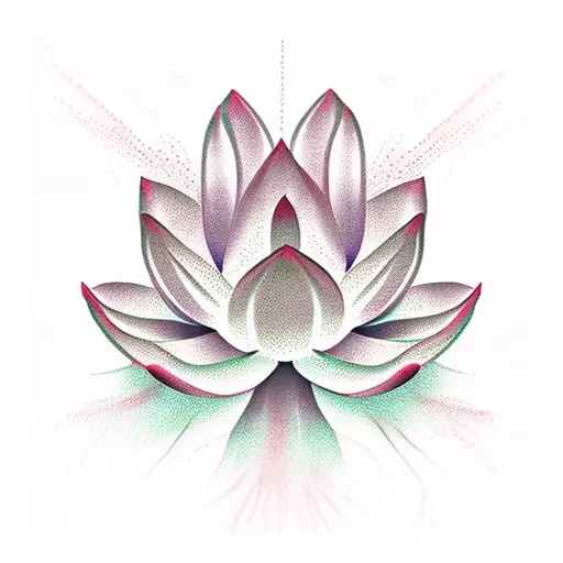 Crimson Lotus Flower