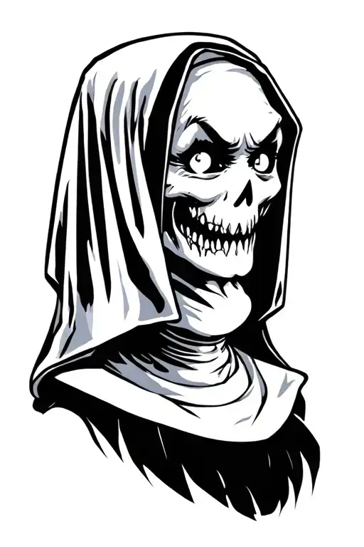 Spooky Evil Nun