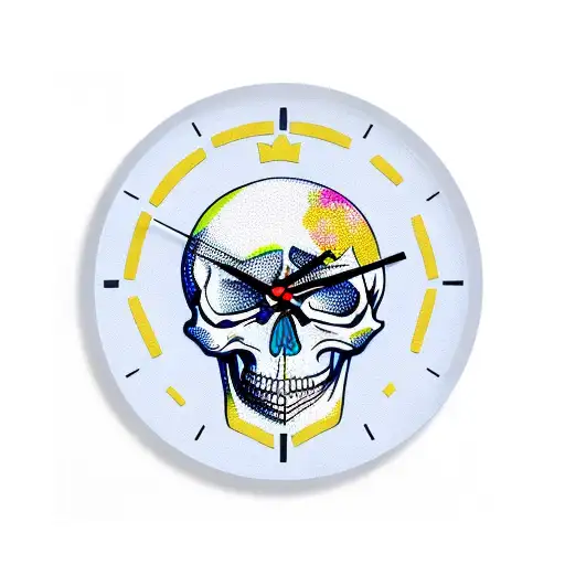 Skull Clock