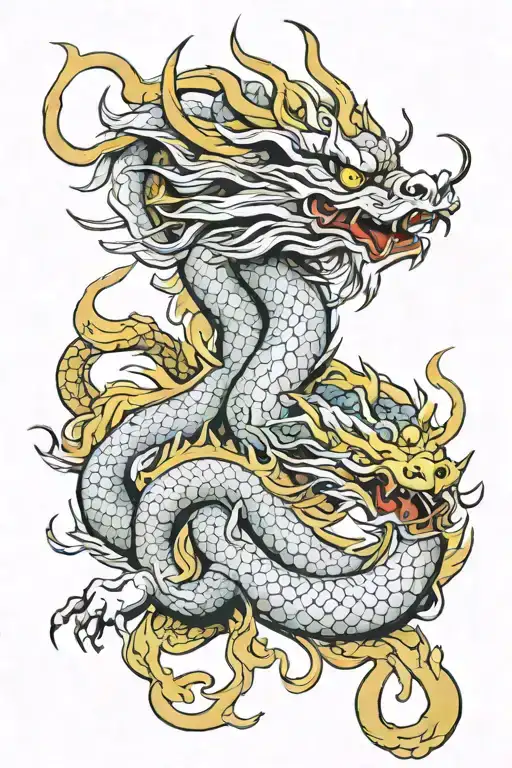 Japanese Dragon Tatoo