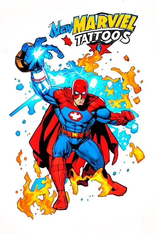 Marvel Superhero Surrounded