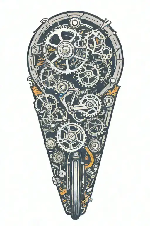 Cycling Gears Incorporated Into The Design