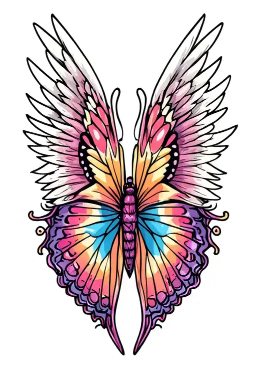 Butterfly Angel Wings