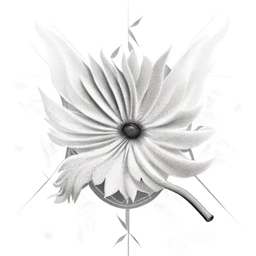 Phoenix With Different Flowers