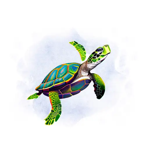 Turtle With Letter G