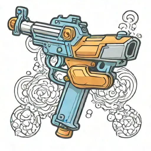 Cartoon Water Pistol