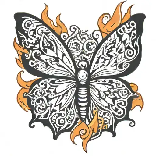 Butterfly On Fire