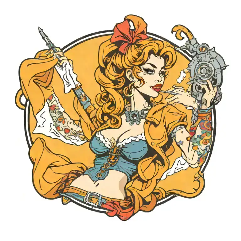 Renneisance Faire Pinup Girl