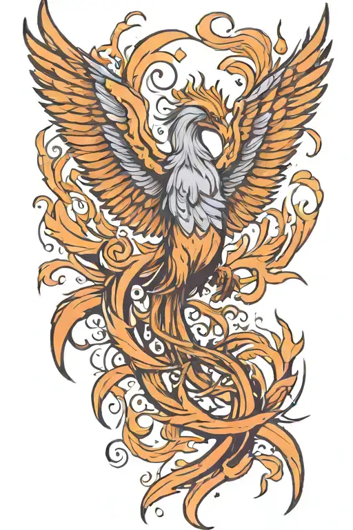 Phoenix Rising From The Ashes