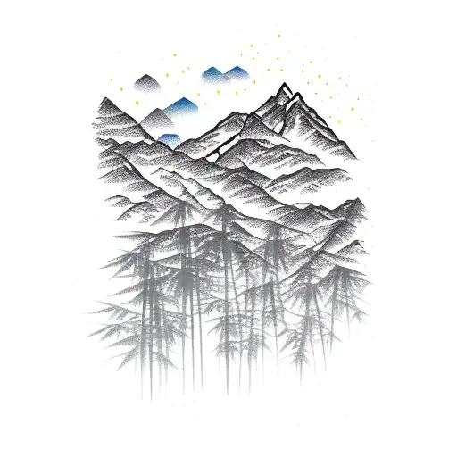 Mountain Bamboo Detailed