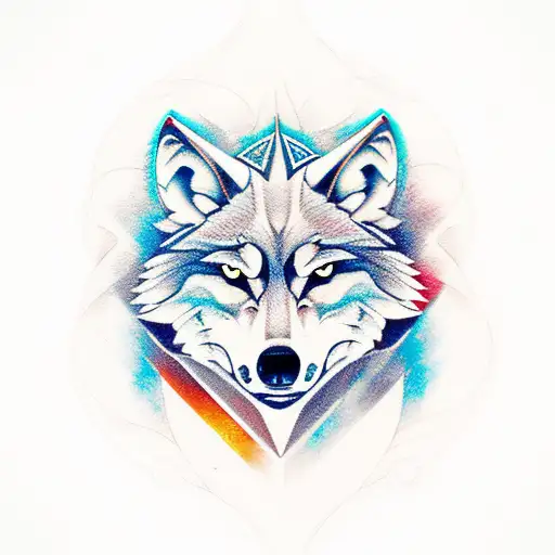 Wolf And Compass