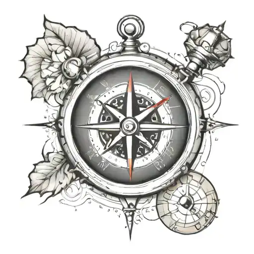 Compass With Date Around It
