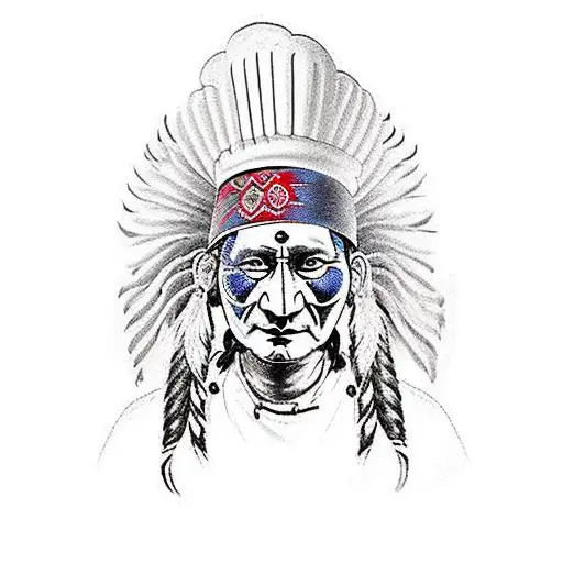 Sitting Bull Chef Indien