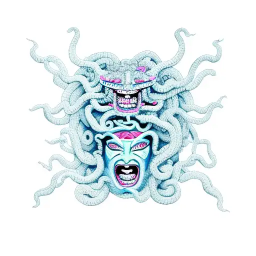 Medusa Wearing Hannya