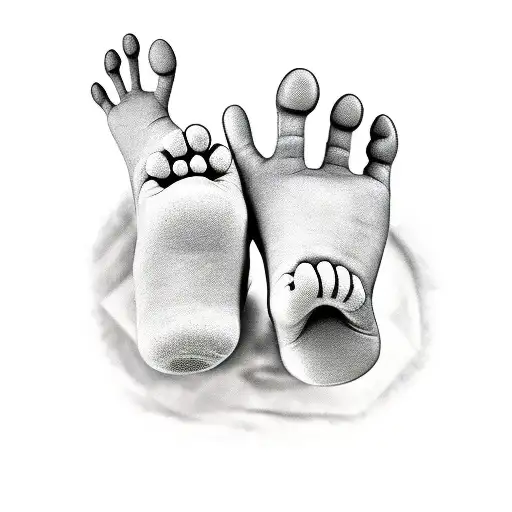 Baby Hand And Feet Design