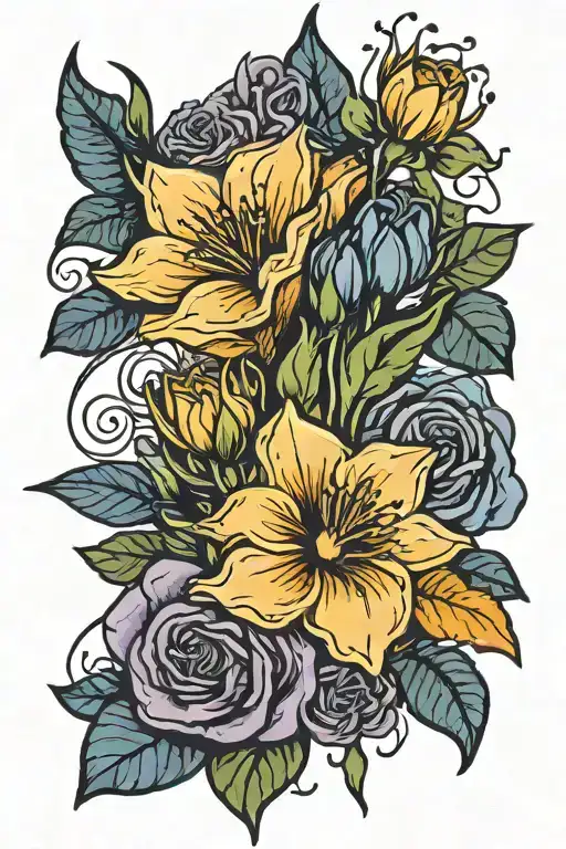 Birthday Flowers Symbolizing