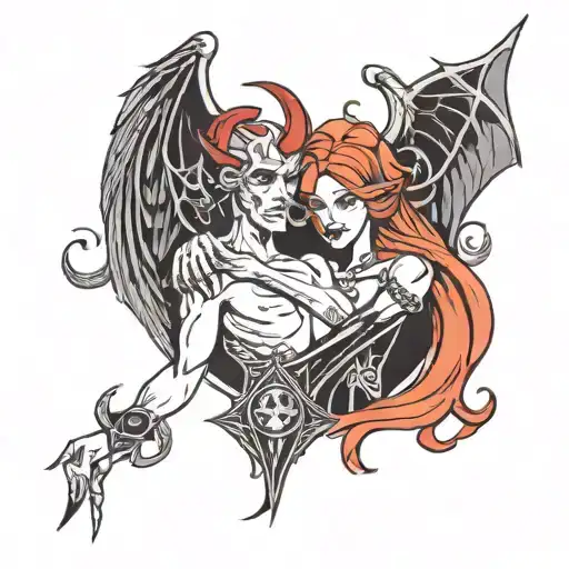 Gothic And Elegant Lucifer And Lilith