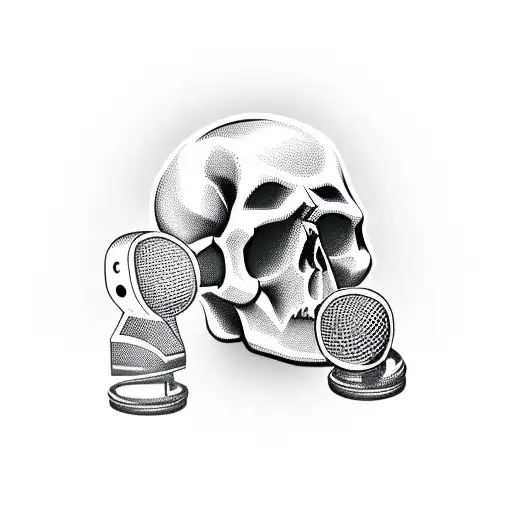 Skull And Microphones