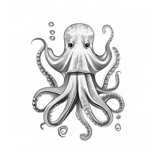 Octopus With Sad Eyes