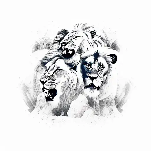 A New-school Design Of A Soccer Field With Lions And Wolves Playing As Players