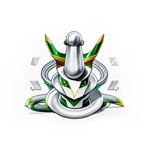 Rayquaza Wearing A Chefs Hat Playing A Guitar