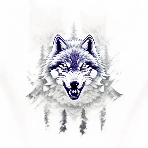 A Fierce Wolf Wielding A Sword In A Video Game-inspired Setting